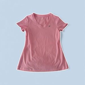 𝙵𝚒𝚕𝚊 𝚅-𝚗𝚎𝚌𝚔 𝚆𝚘𝚛𝚔𝚘𝚞𝚝 𝚂𝚑𝚘𝚛𝚝 𝚂𝚕𝚎𝚎𝚟𝚎 𝚂𝚑𝚒𝚛𝚝